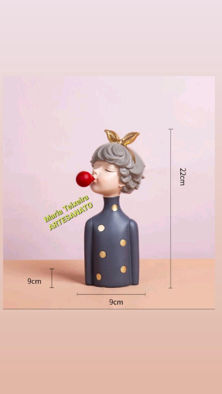 Boneca com bexiga 31 cm